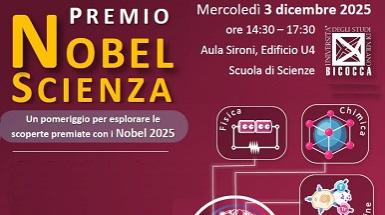 Giornata di divulgazione e discussione dedicata ai Premi Nobel 2025