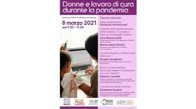 Tavola rotonda "Donne e lavoro di cura durante la pandemia"