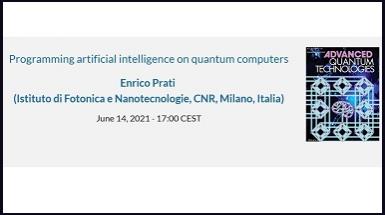 Seminario Programming artificial intelligence on quantum computers