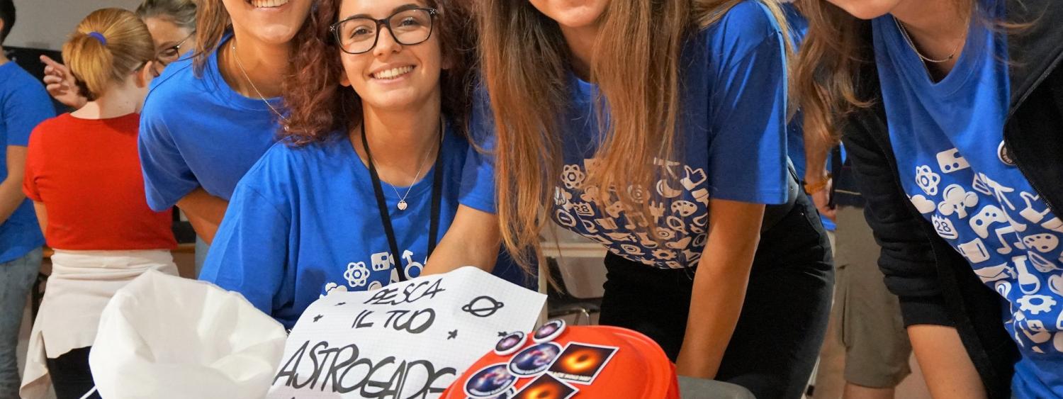Lo stand "I 5 sensi dell'astrofisica"