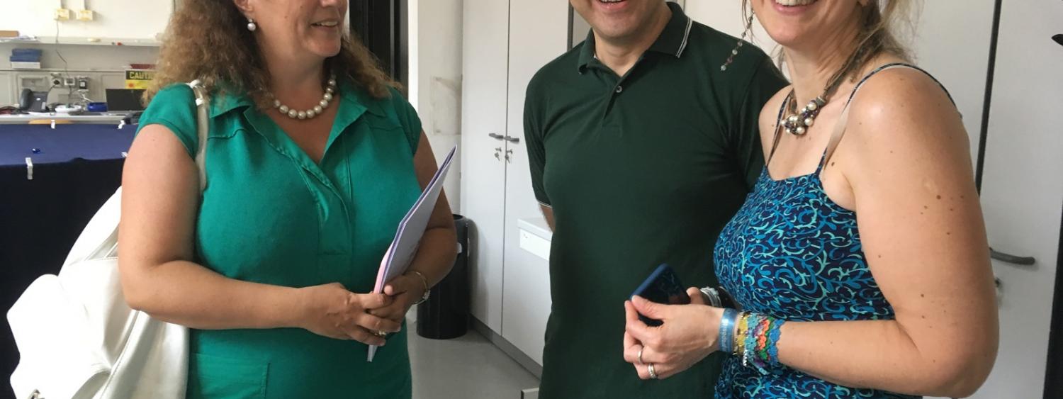 Giovanna Iannantuoni, Massimiliano Clemenza e Laura D'Alfonso nel Labex
