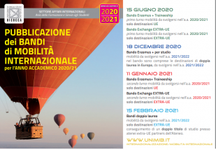 Mobilità internazionale 2020/2021