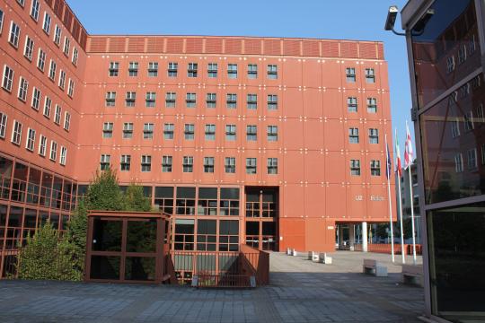 Esterno Dipartimento di Fisica "G. Occhialini"