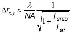 formula Sted formula Sted